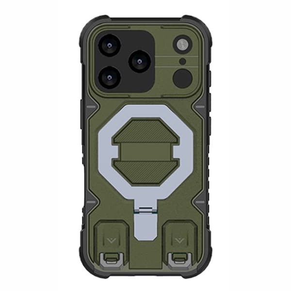 SKALO Armor Matrix Cover til iPhone 18 Pro - Grøn Green