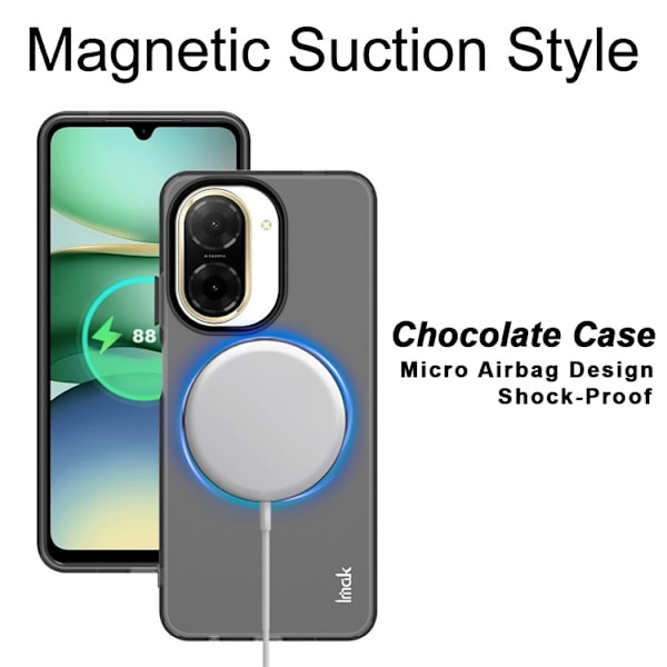 IMAK Xiaomi Redmi A5 4G Frostet TPU Cover - Sort Black