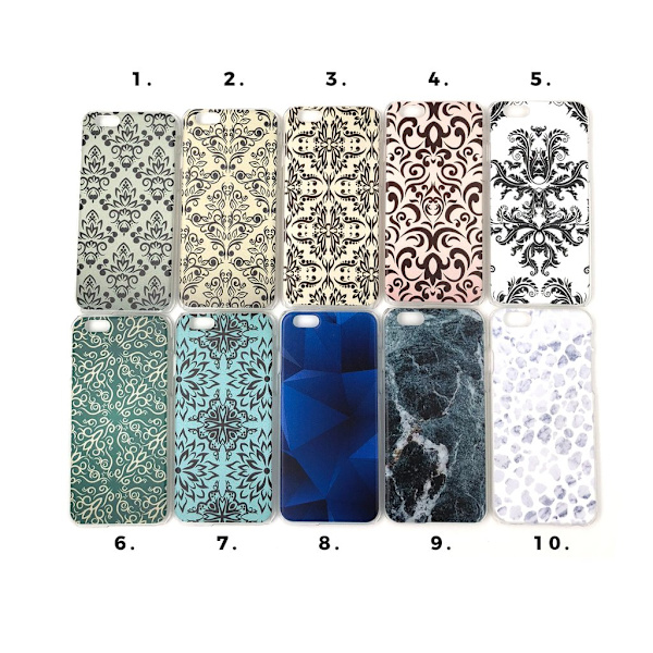 Skal med motiv iPhone 6/6S MultiColor Motiv 7