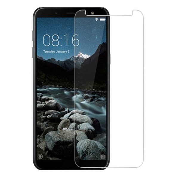 2-PAK SKALO Samsung J4 Plus Hærdet Glas Skærmbeskyttelse Transparent