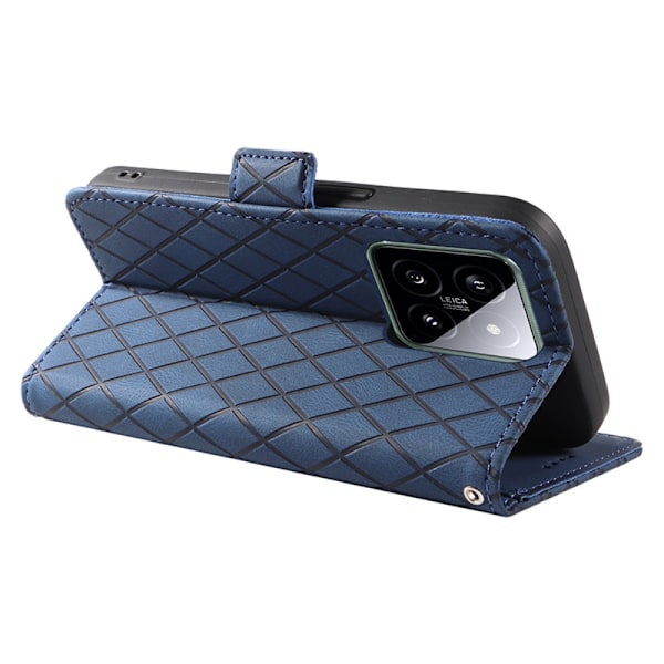SKALO Xiaomi 14 5G Quiltet Pung - Blå Blue
