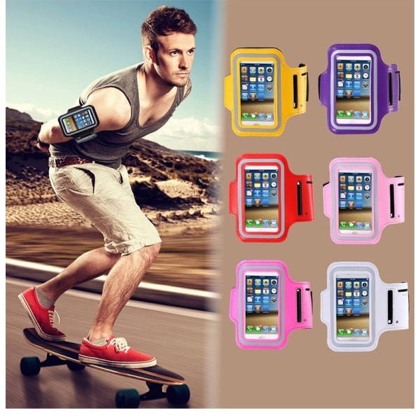 Træningsarmbånd til iPhone 5 / 5S / SE - flere farver Light pink