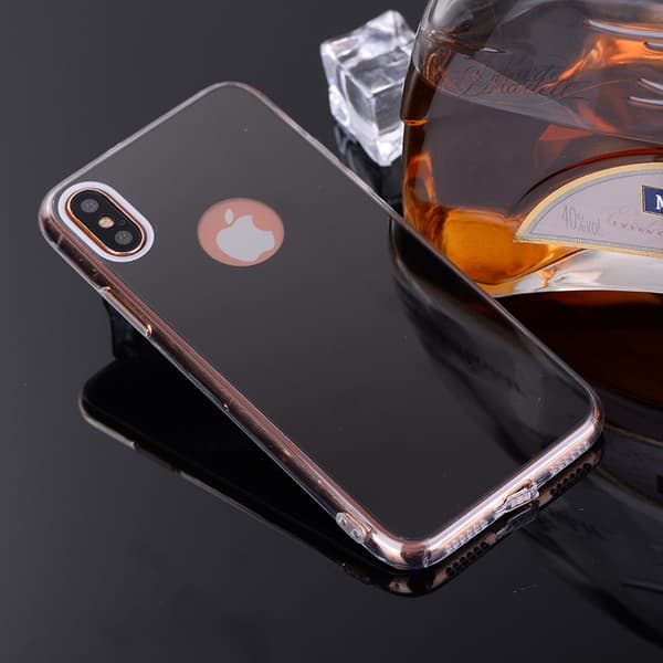 Spegelskal iPhone XS Max Pink