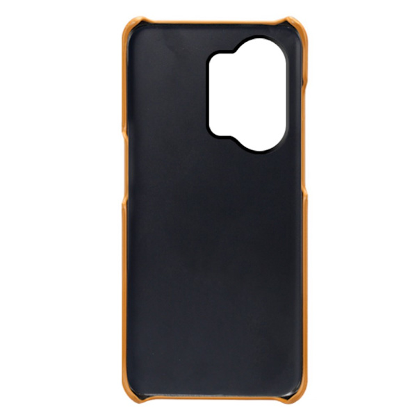 SKALO OnePlus Nord 3 5G / Ace 2V PU-nahkainen Korttikotelo - Vaaleanruskea Light brown