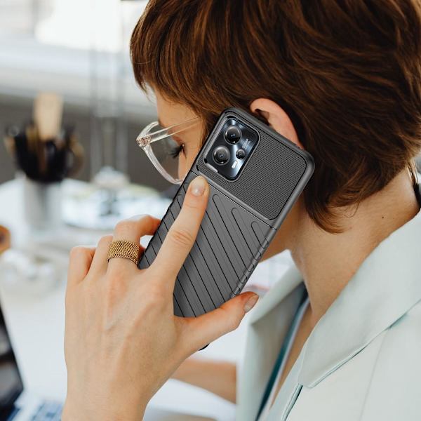 SKALO Motorola Moto G23 4G Twill TPU-cover - Sort Black