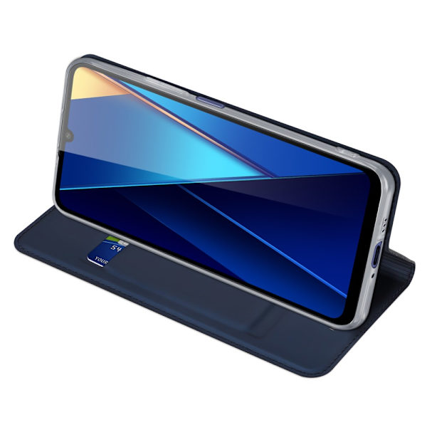 DUX DUCIS Xiaomi Redmi 13C 4G Skin Pro Series Flip Cover - Blå Blue