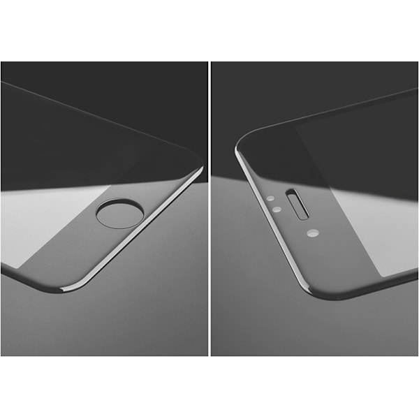 SKALO iPhone 6/6S Heltäckande Skärmskydd Härdat Glas - Fler färger Svart