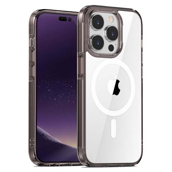 SKALO iPhone 15 Plus Farve Bumper Magnetic Cover - Brun Brown