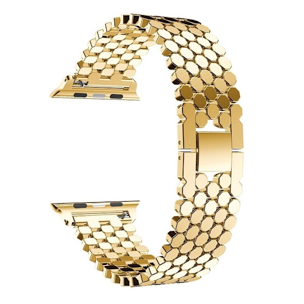 SKALO Fish Scale Metallarmband Apple Watch Series 4-6 40mm - Fler färger Guld