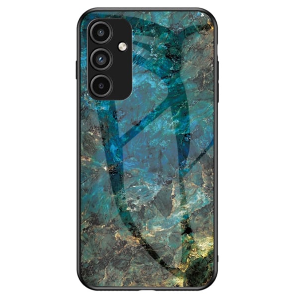 SKALO Samsung A15 4G Marmor hærdet glas TPU Cover - #4 Multicolor