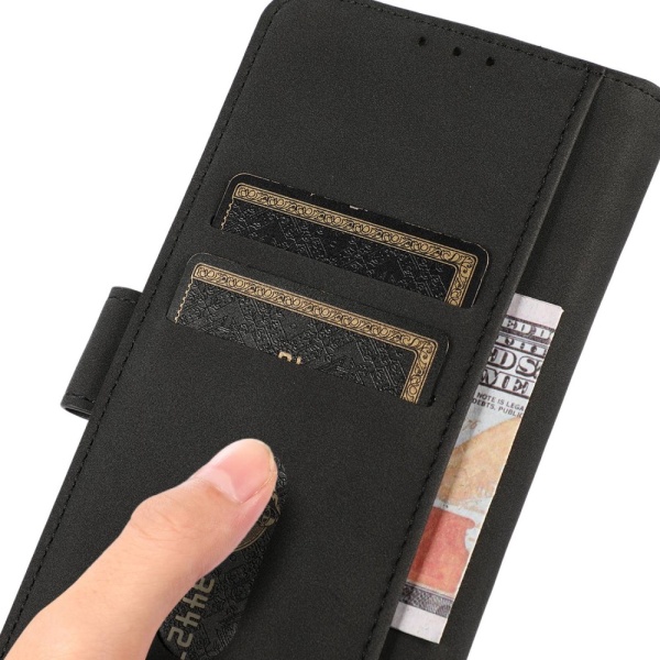 SKALO Xiaomi 13 5G KHAZNEH Pungetui i PU-læder - Sort Black