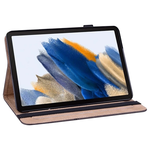 SKALO Samsung Tab A9+ PU-Läder Fodral - Svart Svart