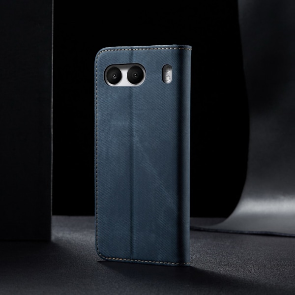 SKALO OnePlus Nord 4 Jeans Plånboksfodral - Blå Blå