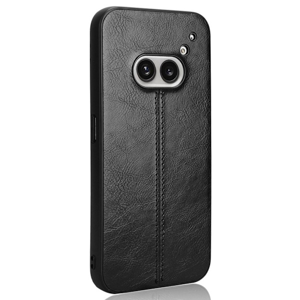 SKALO Nothing Phone (2a) PU-læder Hybrid Cover - Sort Black