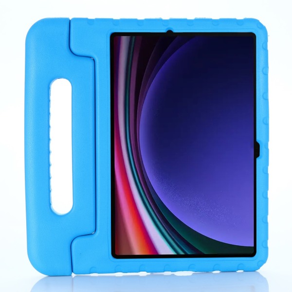 SKALO Samsung Tab S9/S9 FE Kuori kahvalla/telineellä - Sininen Blue