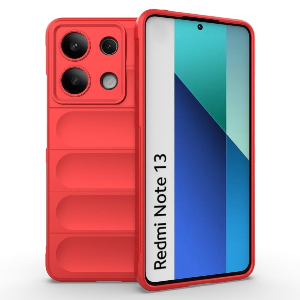 SKALO Xiaomi Redmi Note 13 4G Rugged Bumpers TPU-Skal - Röd Röd
