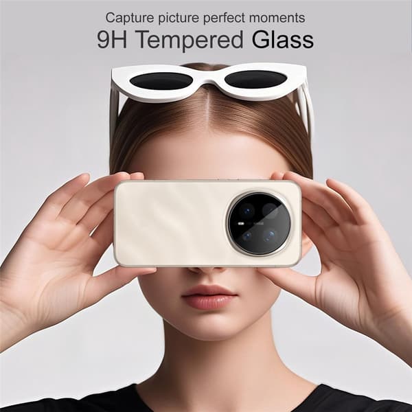 IMAK Kamerabeskyttelse af hærdet glas til Honor Magic8 Pro - Sort Black