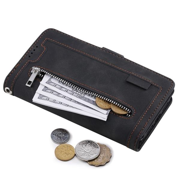 SKALO Google Pixel 9 Pro XL Big Wallet 9-FACK Plånboksfodral - Svart Svart