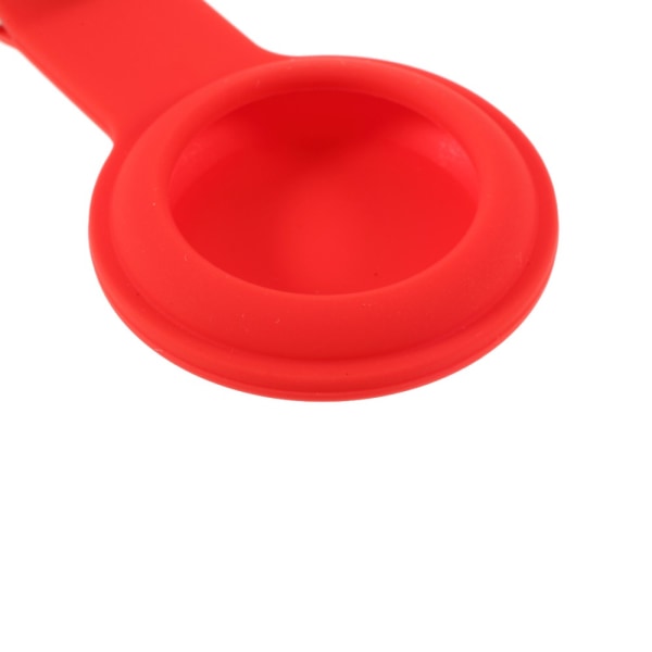 SKALO AirTag-pidike silikonisella avainrenkaalla varustettuna - Red