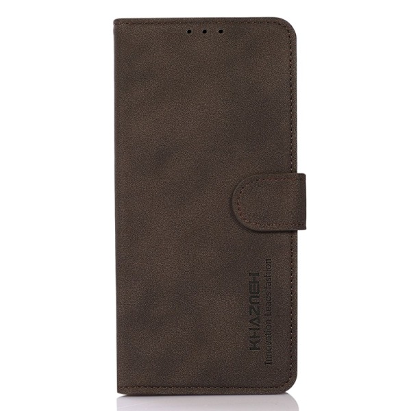 SKALO Motorola Edge 50 Fusion KHAZNEH Pungetui i PU-læder - Brun Brown