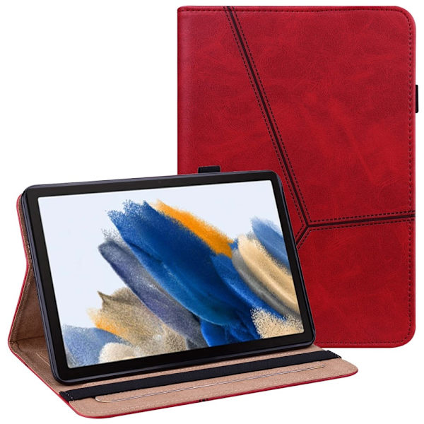 SKALO Samsung Tab A9+ PU-nahkainen Lompakkokotelo - Punainen Red