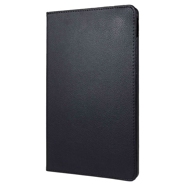 SKALO Lenovo Tab M10 Plus 10.6" (Gen 3) 360 Litchi Flip Cover - Sort Black