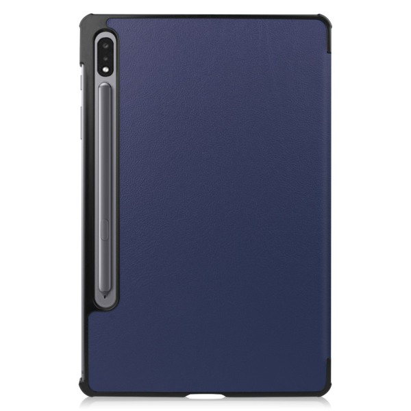 SKALO Samsung Tab S8 Trifold Fodral - Mörkblå Mörkblå