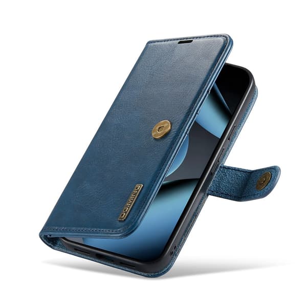 DG MING 2-i-1 Magnet Plånboksfodral för Google Pixel 11 - Blå Blå