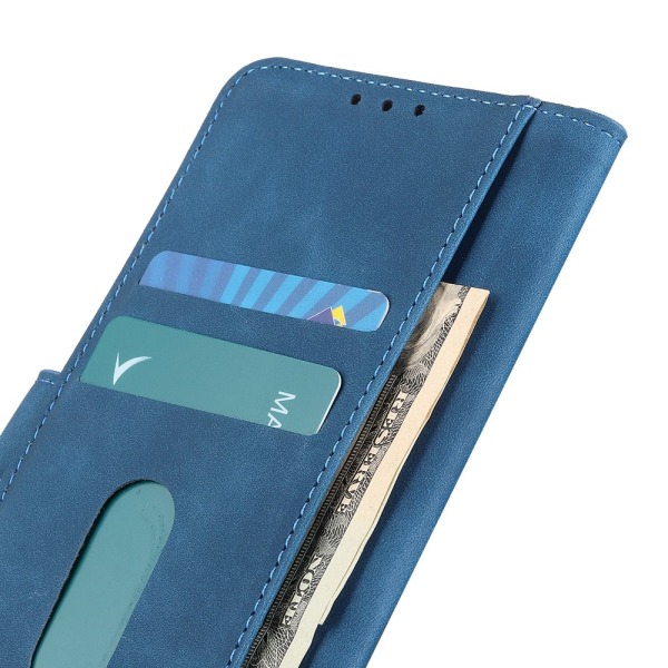 SKALO OnePlus 12 5G KHAZNEH Plånboksfodral i PU-Läder - Blå Blå