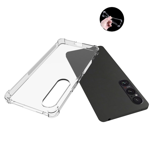 SKALO Sony Xperia 1 VI Erittäin vahva TPU-kuori Transparent