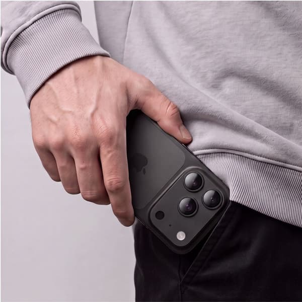 Tech-Protect Camfull Fit+ Kamerabeskyttelse Aluminium og Hærdet glas til iPhone 18 Pro Max - Sort Black