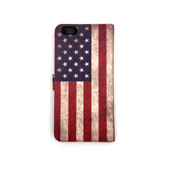 Plånboksfodral Flagga iPhone 6/6S PLUS MultiColor USA
