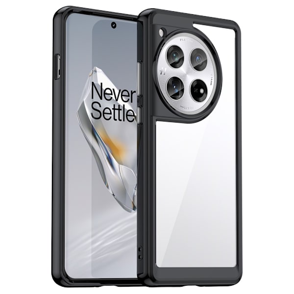 SKALO OnePlus 12 5G Farve Bumper Cover - Sort Black