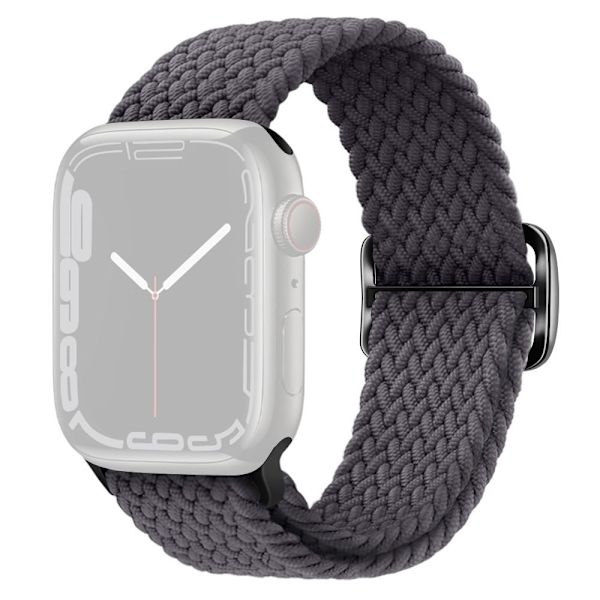 SKALO Punottu -ranneke Apple Watch SE 40mm - Valitse väri Dark grey