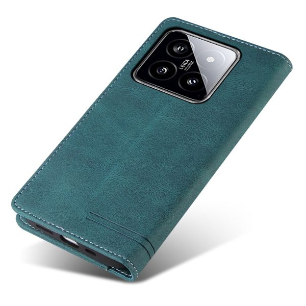 SKALO Xiaomi 14 5G GQ.UTROBE Pungetui i PU-læder - Blå Blue