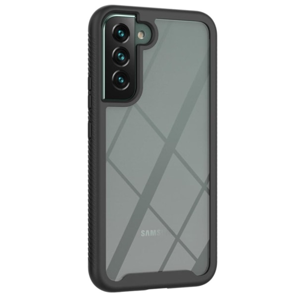 SKALO Samsung S22+ Shockproof Clear Hybrid Skal - Svart Black