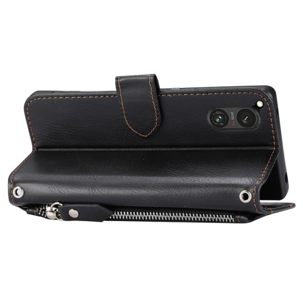 SKALO Sony Xperia 5 V Evelope Clutch 5-Fack - Svart Svart