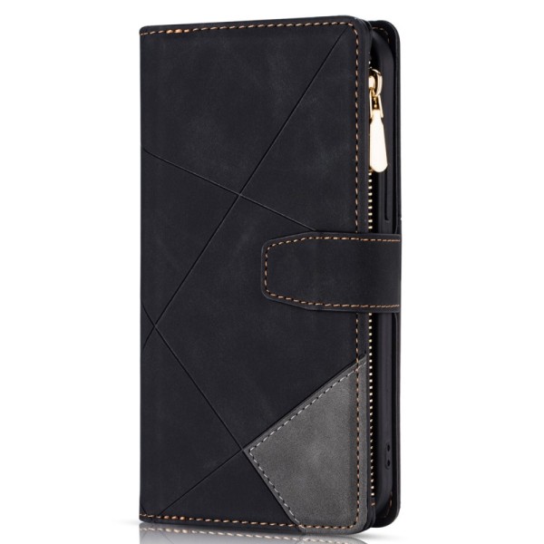 Xiaomi 13T/13T Pro BINFEN COLOR Kohokuvioitu Lompakkokotelo - Musta Black