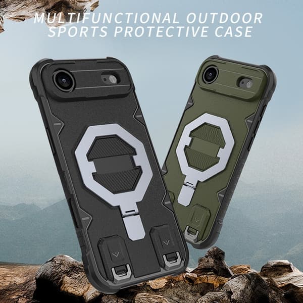 SKALO iPhone Air Armor Matrix Cover - Sort Black