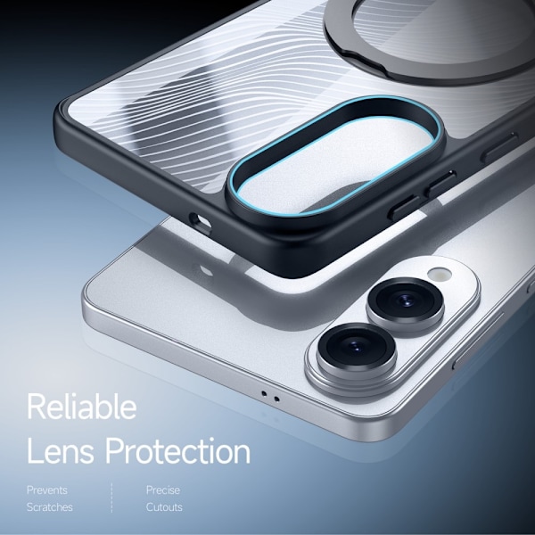 DUX DUCIS Samsung S25 Edge Aimo Series Kickstand Skal - Svart Svart