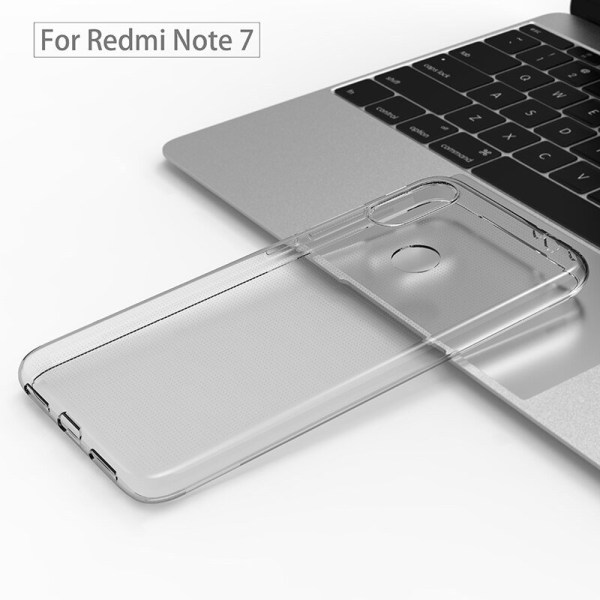 Läpinäkyvä silikoninen TPU-suojus Xiaomi Redmi Note 7:lle Transparent