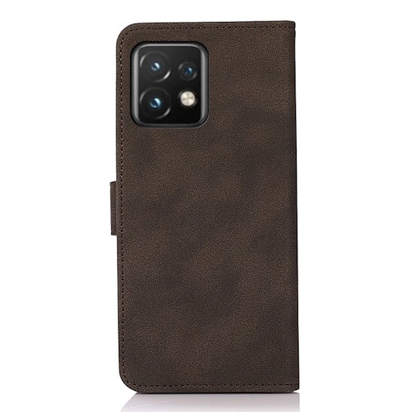SKALO Motorola Edge 40 Pro 5G KHAZNEH Pungetui i PU-læder - Brun Brown