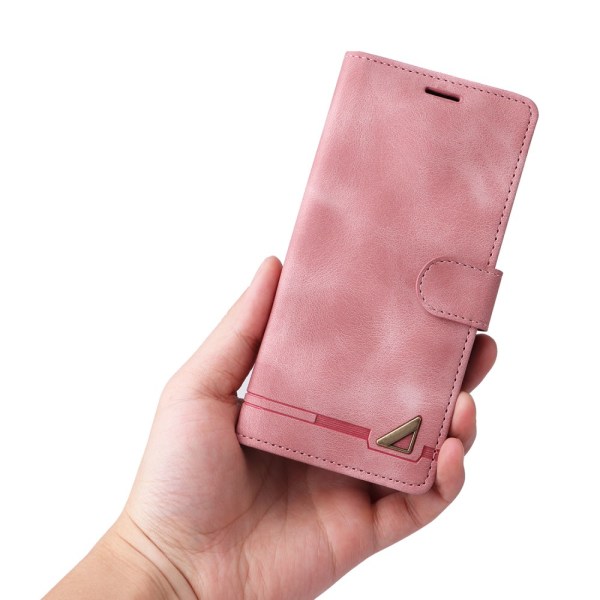 SKALO Samsung A54 5G Plånboksfodral i PU-Läder - Rosa Rosa