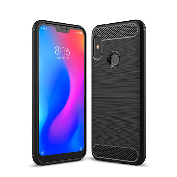 Stöttåligt Armor Carbon TPU-skal Xiaomi Mi A2 Lite - fler färger Blå