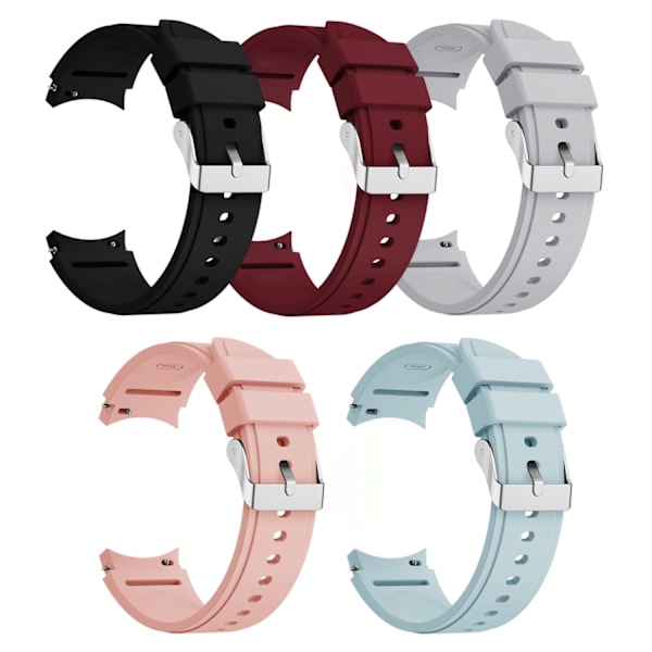 SKALO Silikonarmband Samsung Watch 6 40mm/44mm - Fler färger Rosa