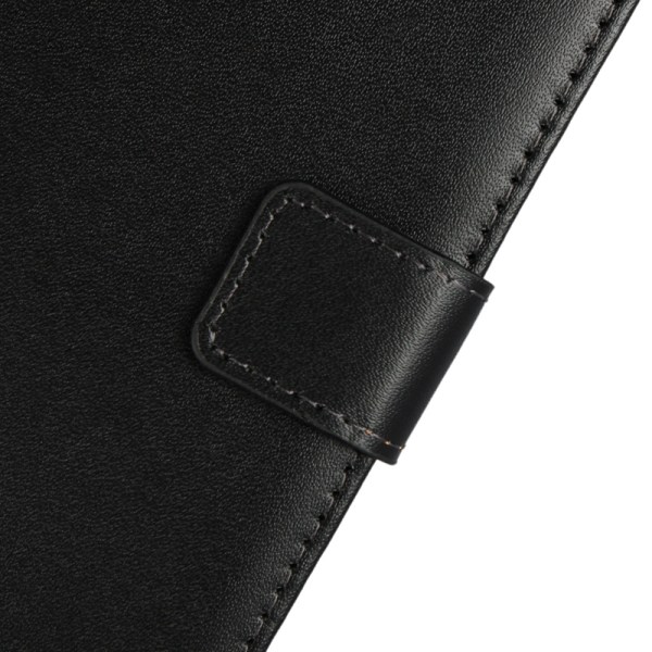 SKALO Samsung S9 Plus Lompakkokotelo Aitoa nahkaa - Valitse väri Black