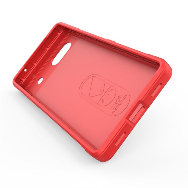 SKALO Google Pixel 7a Rugged Bumpers TPU-suojakuori Red