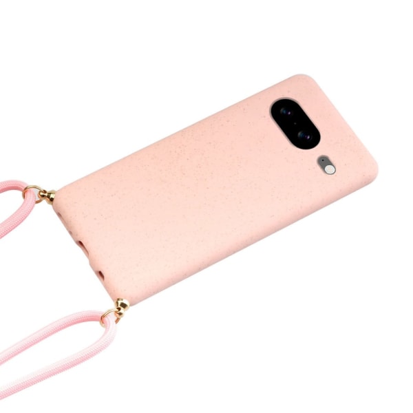 SKALO Google Pixel 8 Mobilhalsband Skal - Rosa Rosa