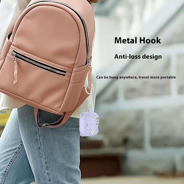 SKALO AirPods 4 Cute Cat Controller Fodral - Lila Lila