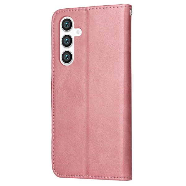 SKALO Samsung S23 FE PU-læder Pungetui - Vælg farve Pink